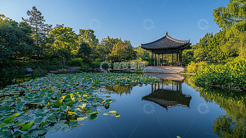 高清大图下载【趣麦麦图】中式园林