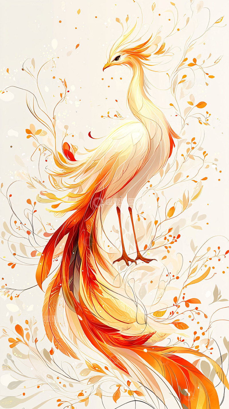 高清大图下载【趣麦麦图】金色凤凰
