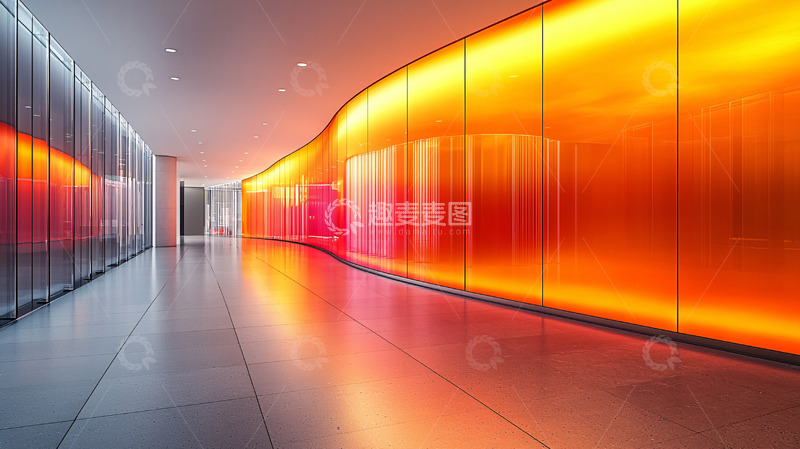 高清大图下载【趣麦麦图】未来感走廊