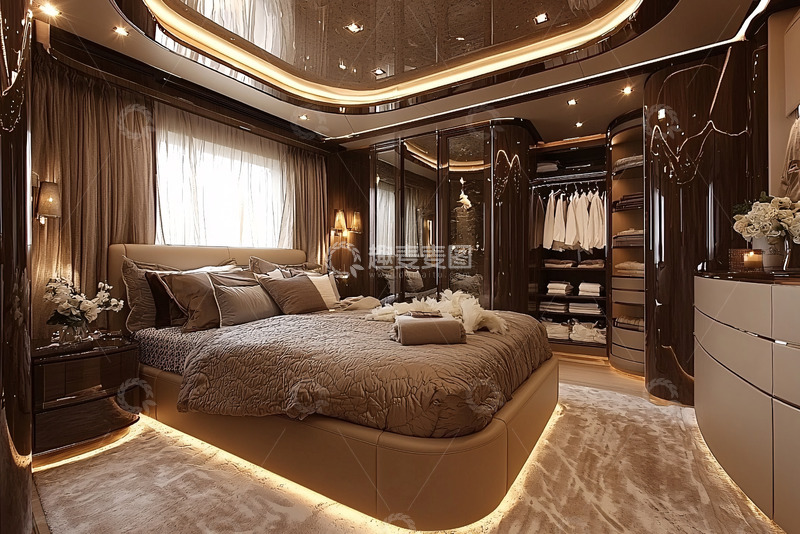 高清大图下载【趣麦麦图】奢华卧室设计1