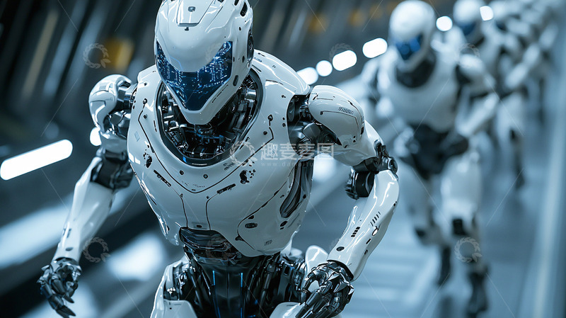 高清大图下载【趣麦麦图】未来机器人