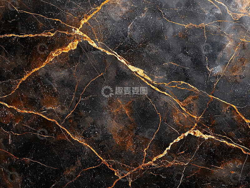 高清大图下载【趣麦麦图】黑色大理石纹理背景