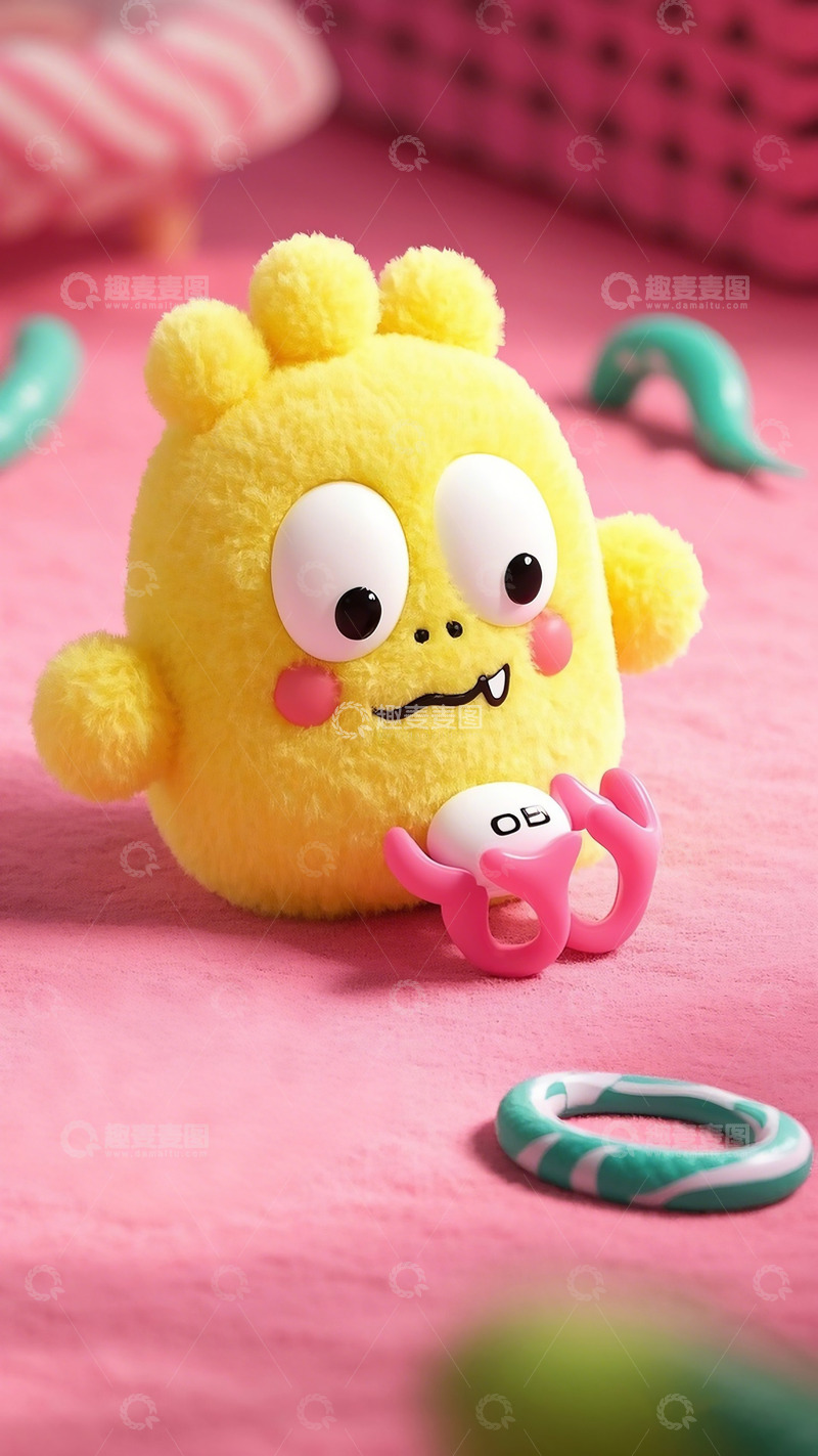 高清大图下载【趣麦麦图】毛绒玩具愚人节整蛊道具