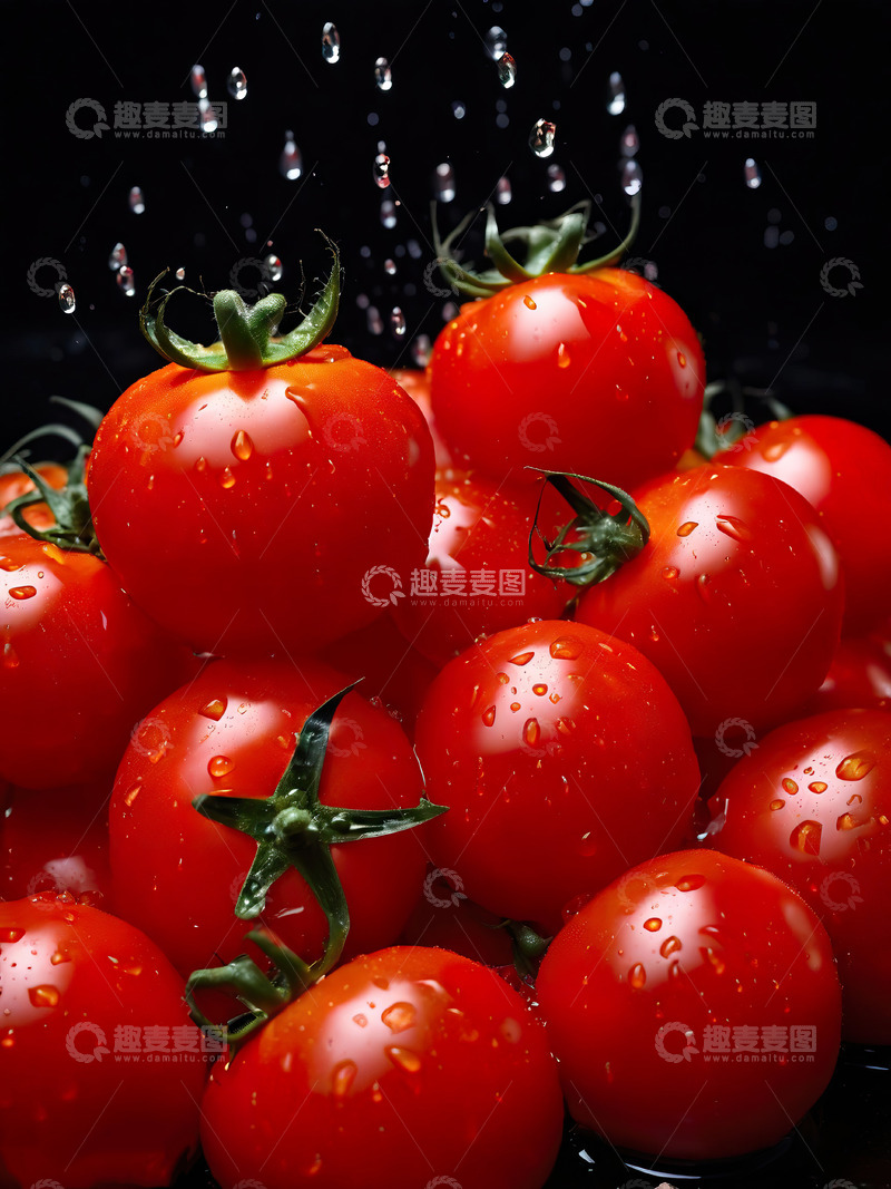 新鲜美味番茄西红柿果蔬摄影4