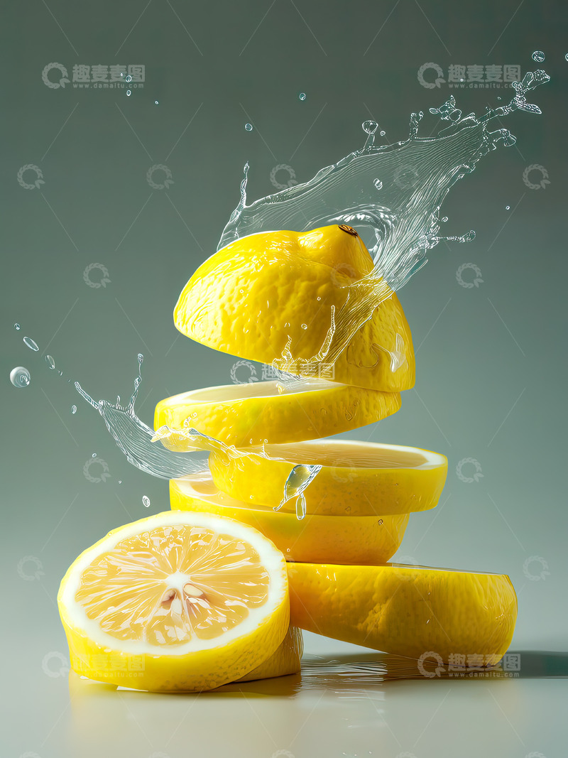高清大图下载【趣麦麦图】新鲜美味柠檬果蔬摄影13