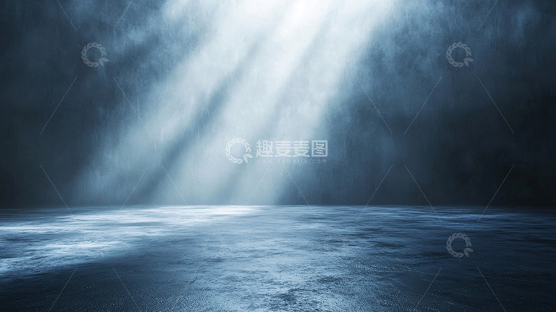 高清大图下载【趣麦麦图】神秘光束穿透黑暗