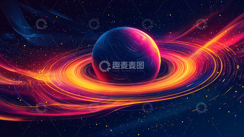 高清大图下载【趣麦麦图】宇宙黑洞高清图片