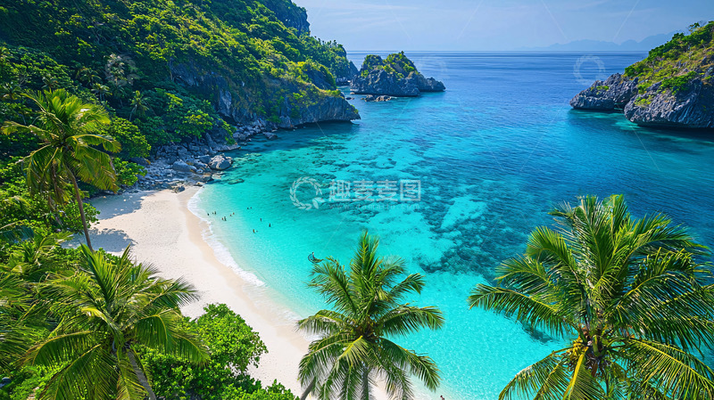 高清大图下载【趣麦麦图】热带海滩风光