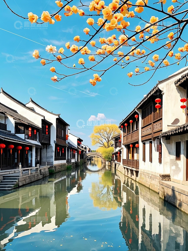 高清大图下载【趣麦麦图】春日无锡南长街