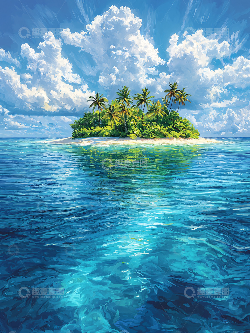 高清大图下载【趣麦麦图】热带岛屿高清图片