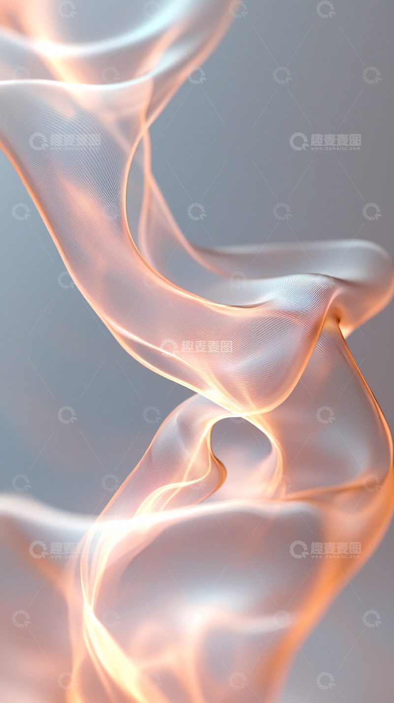 高清大图下载【趣麦麦图】轻盈的飘带高清图片