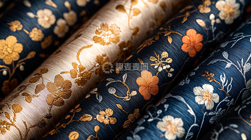 高清大图下载【趣麦麦图】花纹墙纸特写