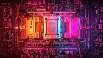 芯片电路板科技感