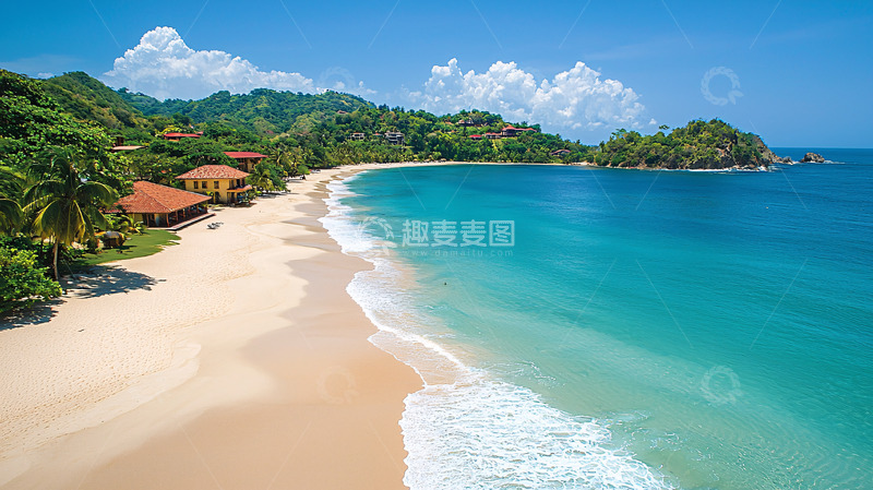 高清大图下载【趣麦麦图】海滩度假胜地美景