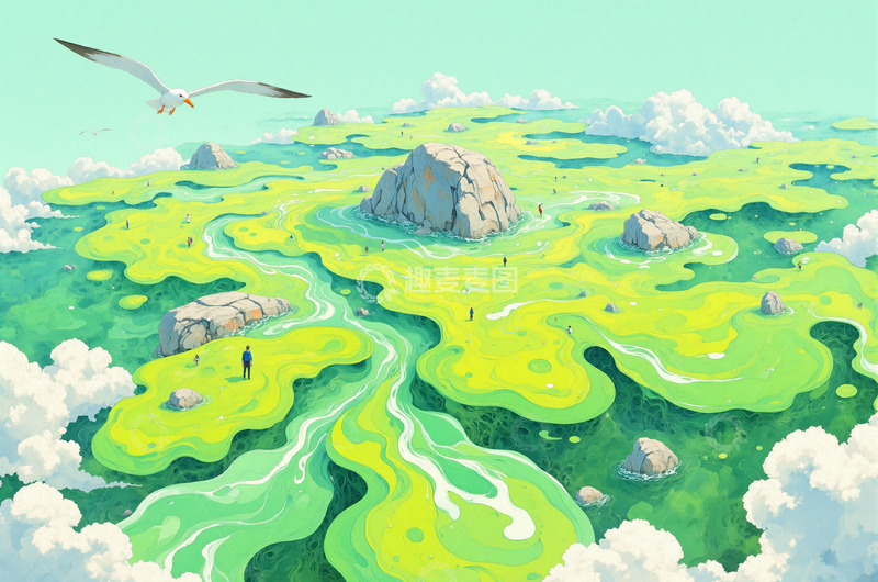 高清大图下载【趣麦麦图】心旷神怡大海