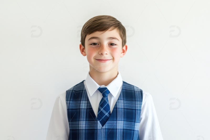 高清大图下载【趣麦麦图】一位中学生人物肖像