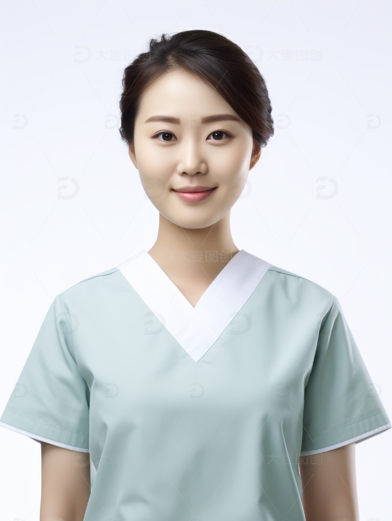 高清大图下载【趣麦麦图】女护士人物肖像