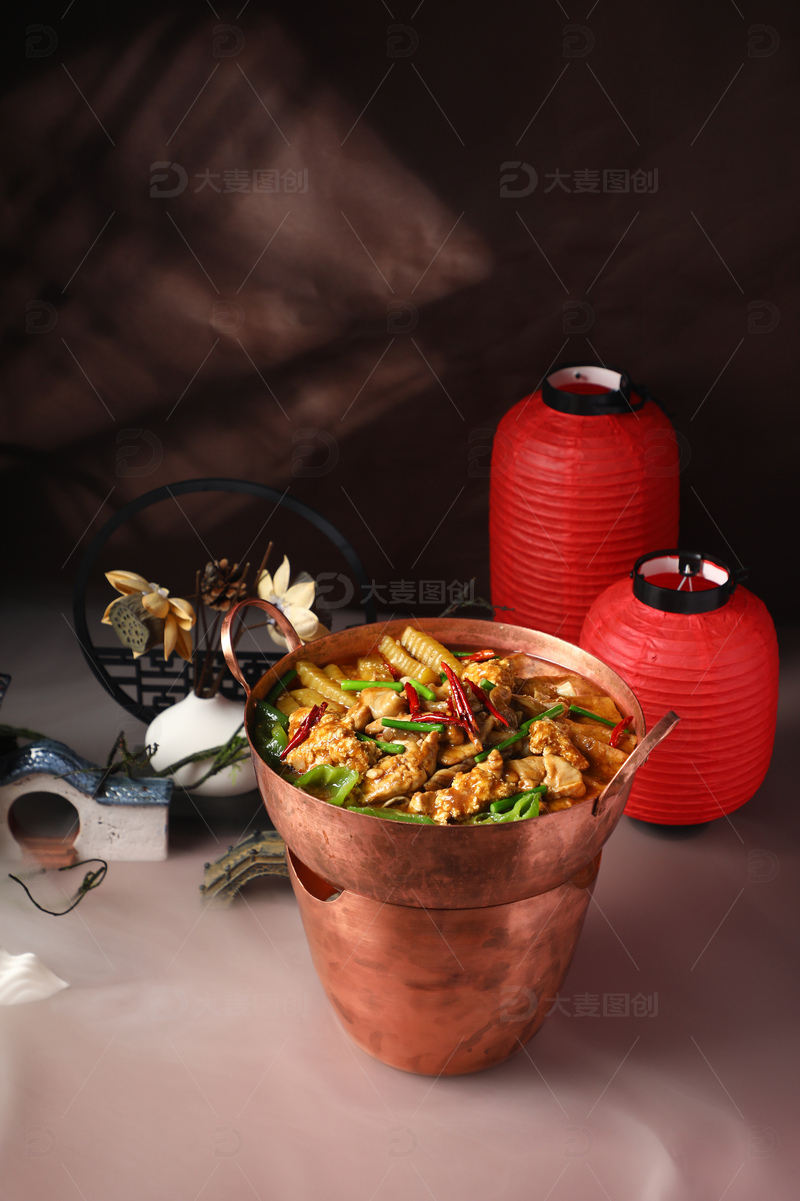 高清大图下载【趣麦麦图】吃货麻辣鱼杂煲4