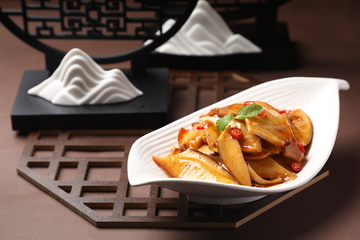 藤椒爆螺片凉菜