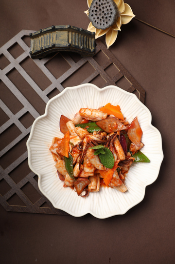 巧手拌海兔凉菜