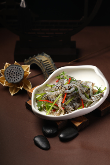 椒椒脆鱼皮拌鱼皮凉菜3