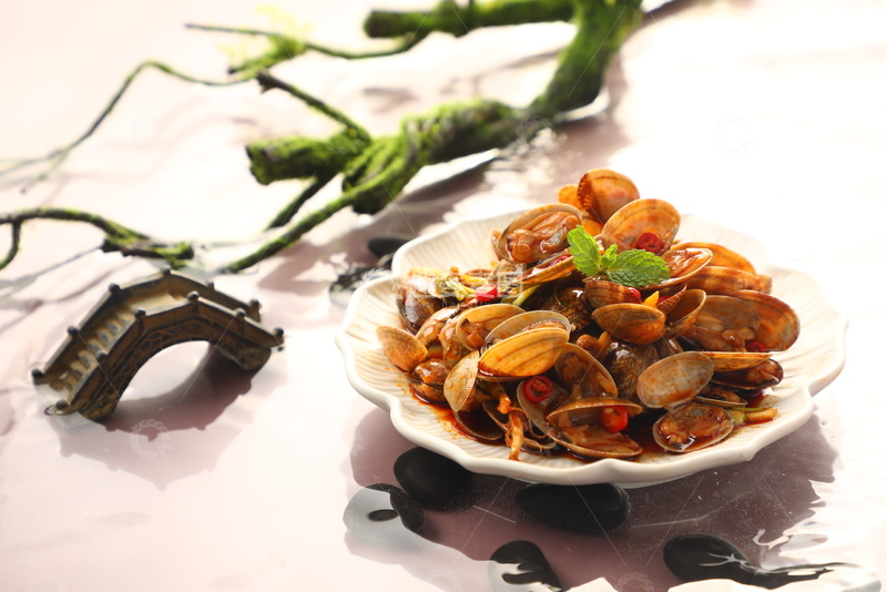 高清大图下载【趣麦麦图】甜辣花蚬子凉拌花蚬子3