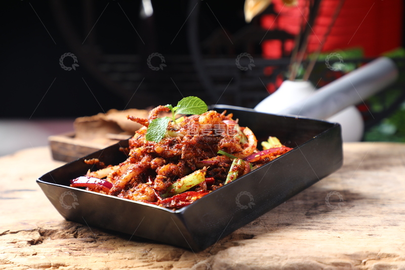 高清大图下载【趣麦麦图】孜然鱿鱼爪戳子肉3