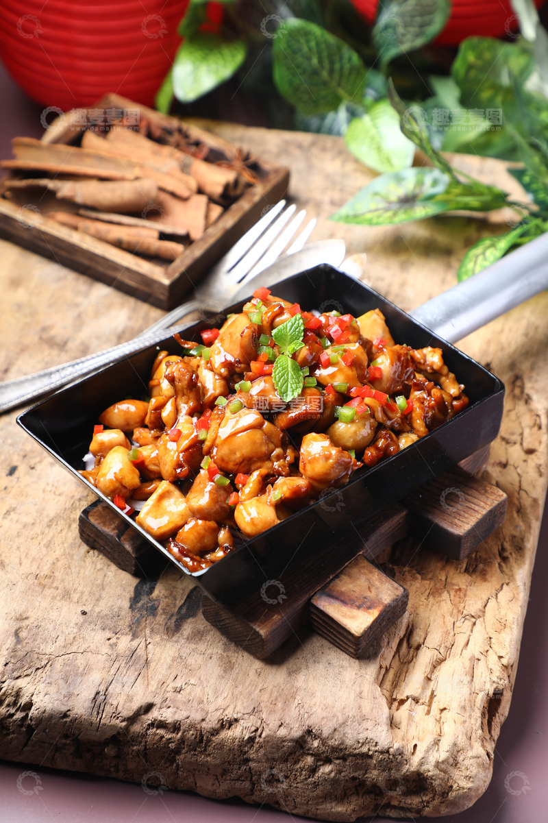 高清大图下载【趣麦麦图】清厨照烧鸡炒鸡丁