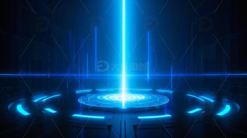 高清大图下载【趣麦麦图】未来主义的数字景观