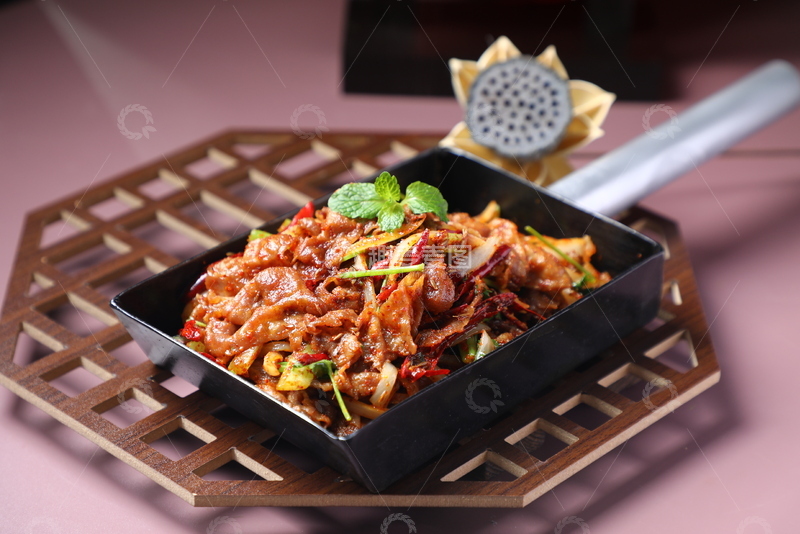 高清大图下载【趣麦麦图】孜然羊肉戳子肉