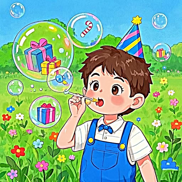 生日礼物的快乐一天