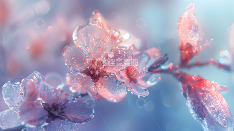 高清大图下载【趣麦麦图】AIGC-桃花1