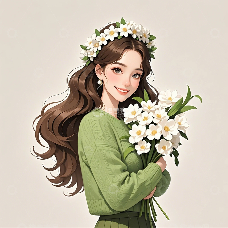 高清大图下载【趣麦麦图】手绘小清新可爱卡通头像2