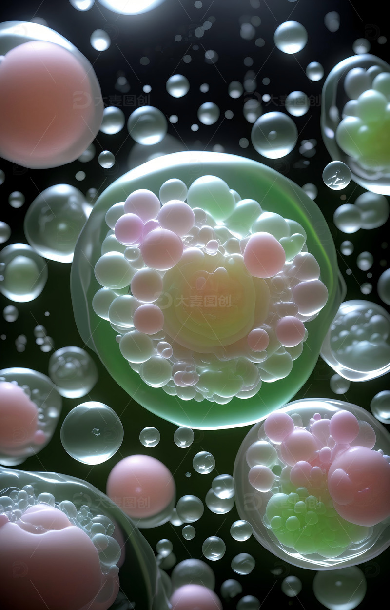 高清大图下载【趣麦麦图】医疗细胞 美容细胞111