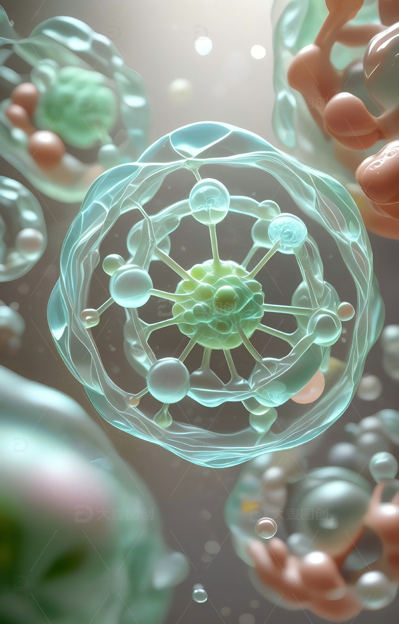 高清大图下载【趣麦麦图】医疗细胞 美容细胞109