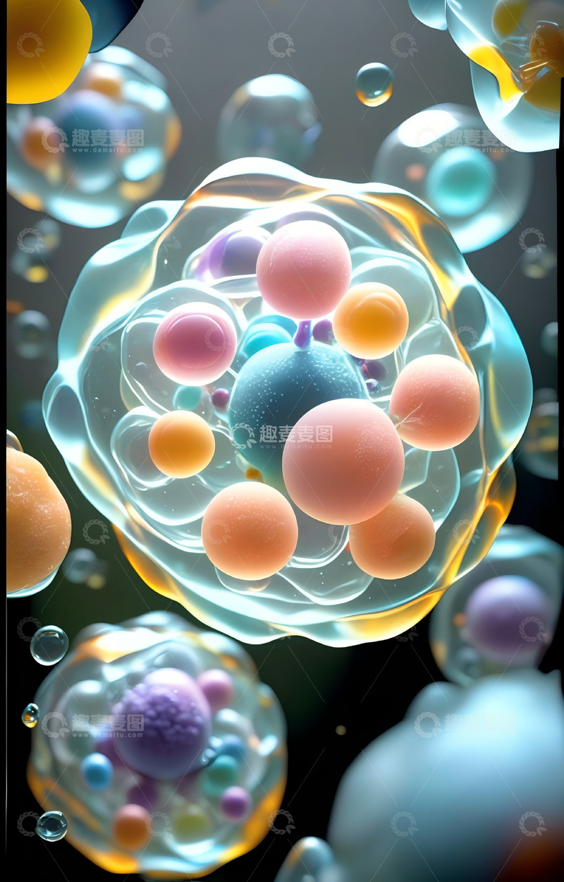 高清大图下载【趣麦麦图】医疗细胞 美容细胞94