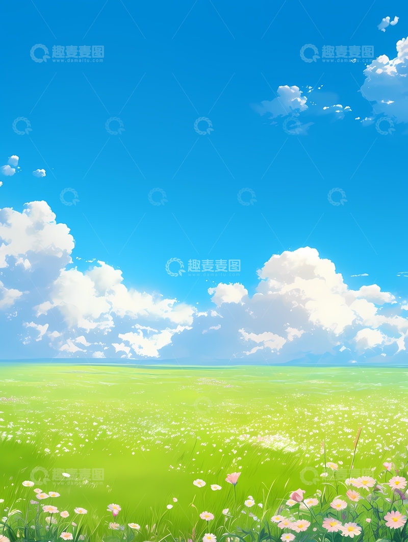 高清大图下载【趣麦麦图】春天皮克斯卡通风格2