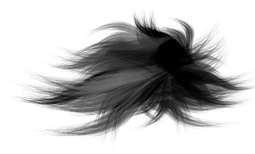 头发，头发丝，人物修图精修素材