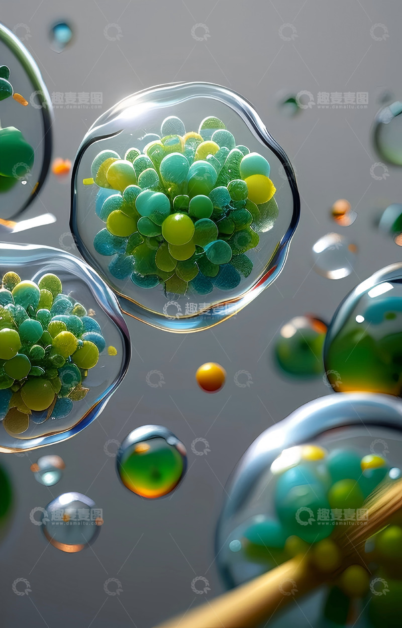 高清大图下载【趣麦麦图】医疗细胞 美容细胞22