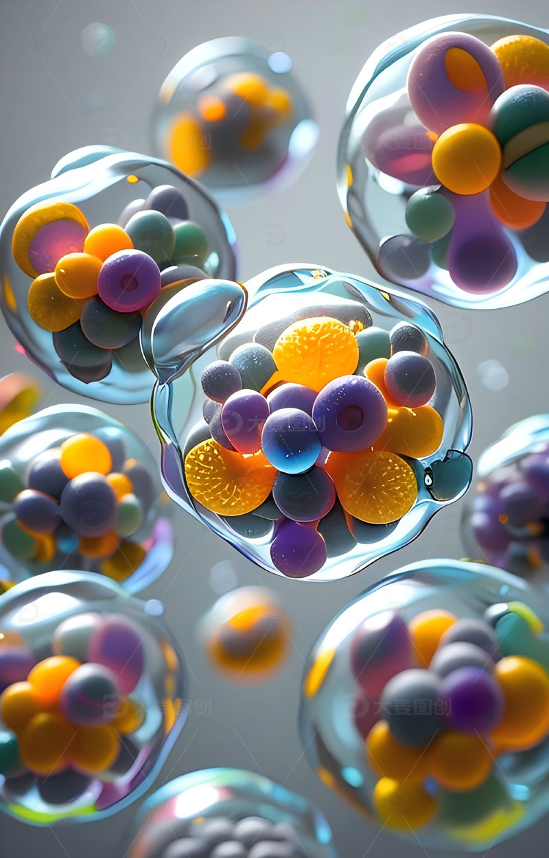 高清大图下载【趣麦麦图】医疗细胞 美容细胞6