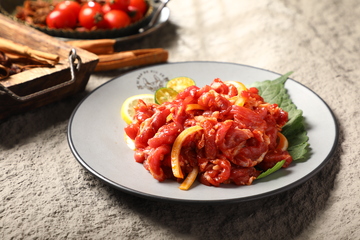 香辣猪梅肉煎肉1