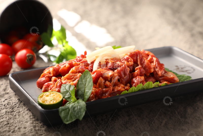 高清大图下载【趣麦麦图】麻辣油边煎肉2