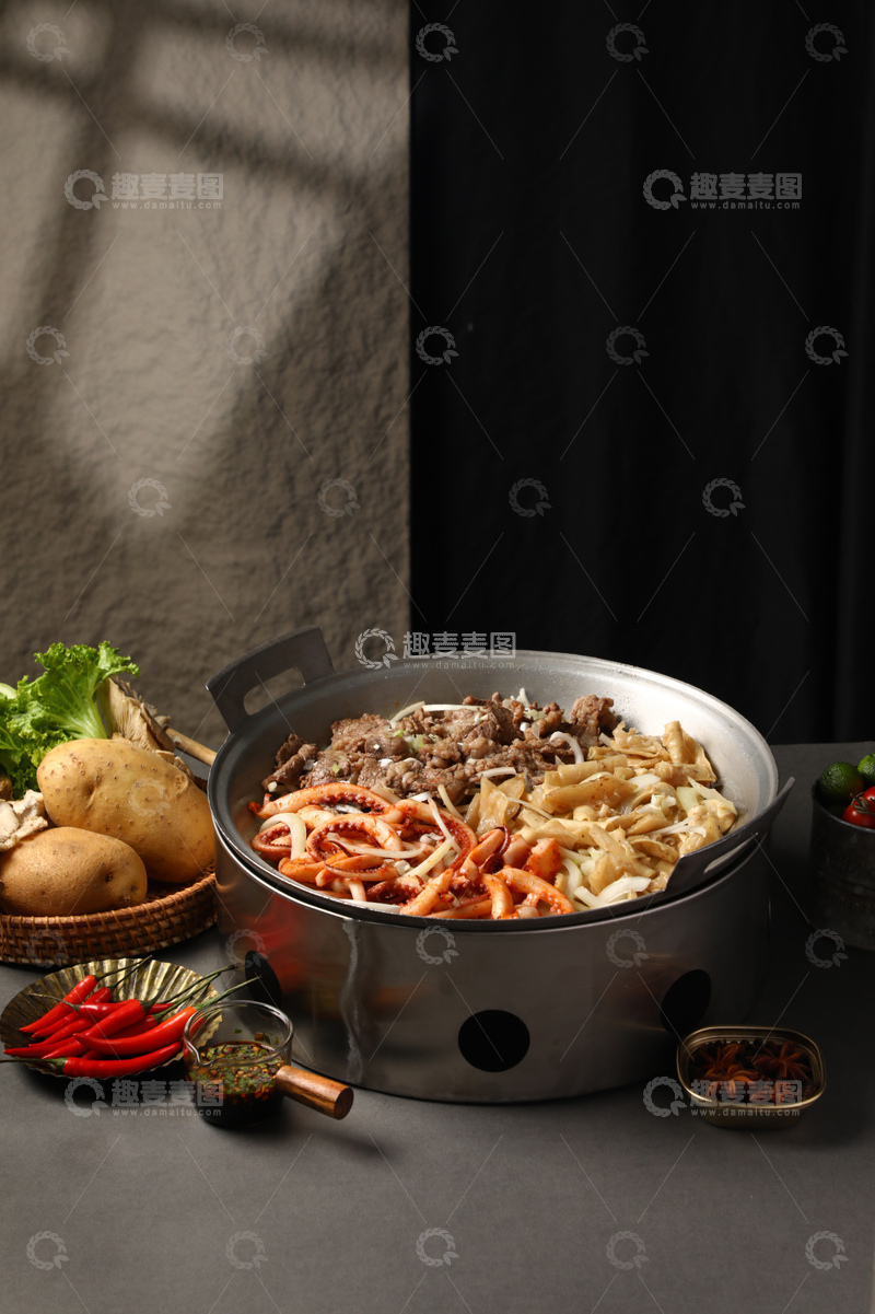 高清大图下载【趣麦麦图】牛肋条筋皮鱿鱼须1