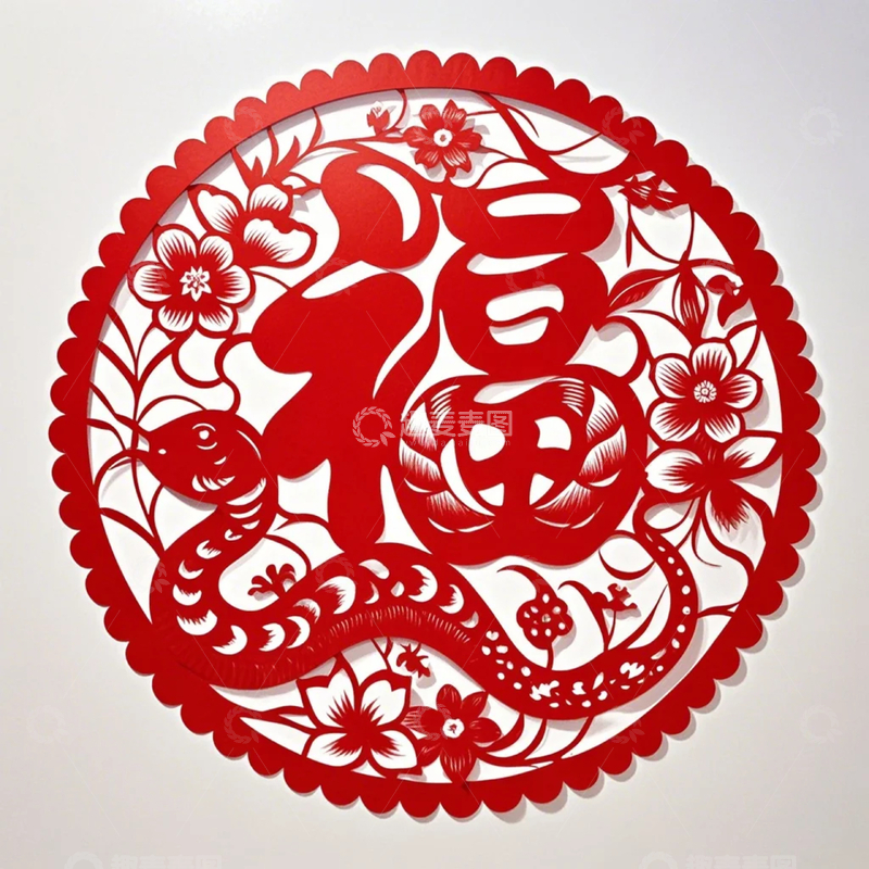 高清大图下载【趣麦麦图】春节窗花喜庆2