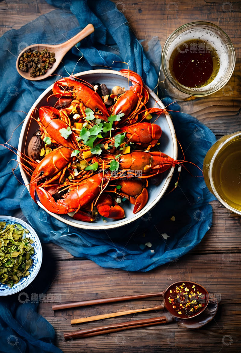 高清大图下载【趣麦麦图】小龙虾创意图片48