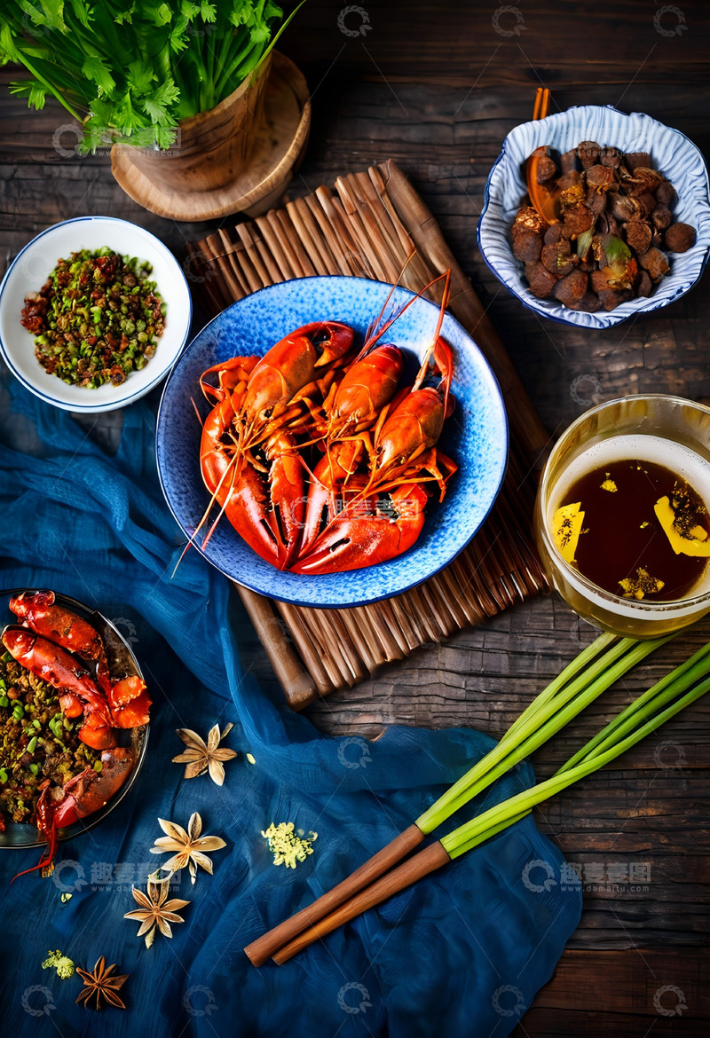 高清大图下载【趣麦麦图】小龙虾创意图片34