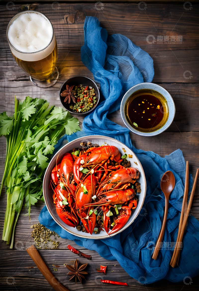 高清大图下载【趣麦麦图】小龙虾创意图片37