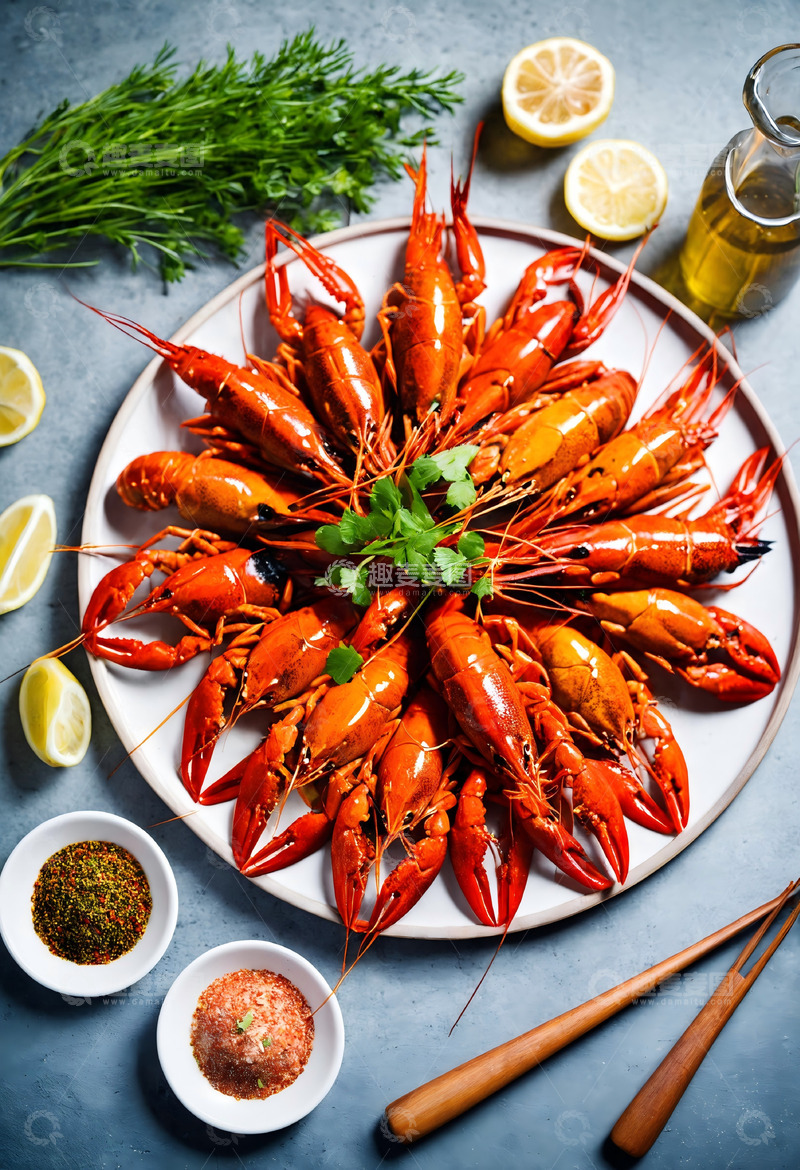 高清大图下载【趣麦麦图】小龙虾创意图片47