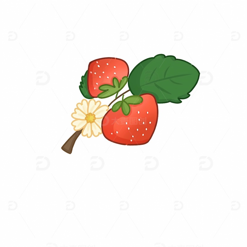 香甜可口的草莓