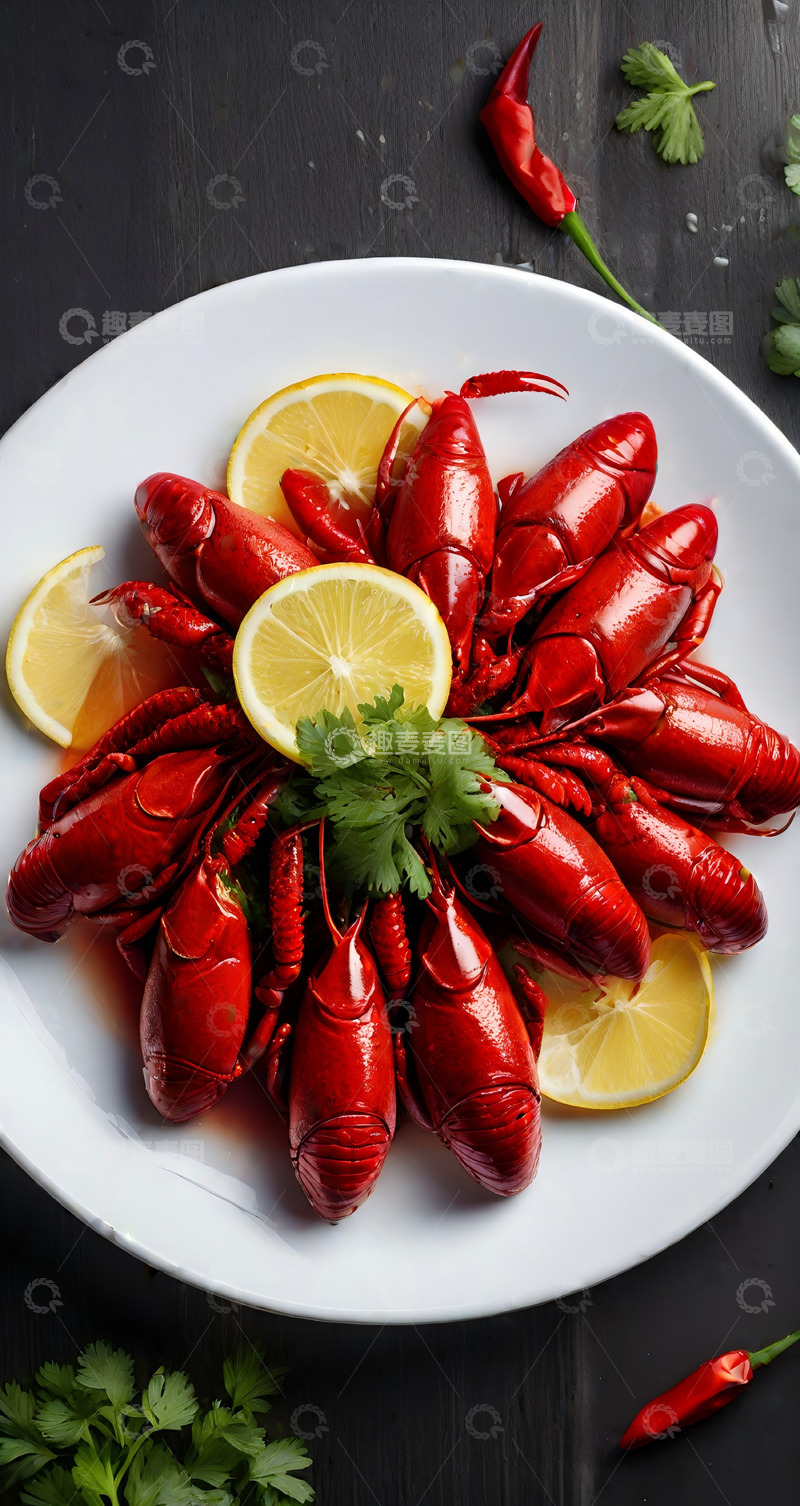 高清大图下载【趣麦麦图】小龙虾创意图片12